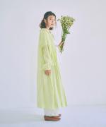 コットンラミースラブローン　2wayワンピース